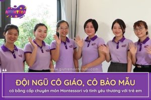 Chuyên môn và sự tận tâm là yếu tố hàng đầu của cô giáo, bảo mẫu nhà Annateca